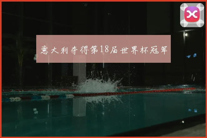 意大利夺得第18届世界杯冠军